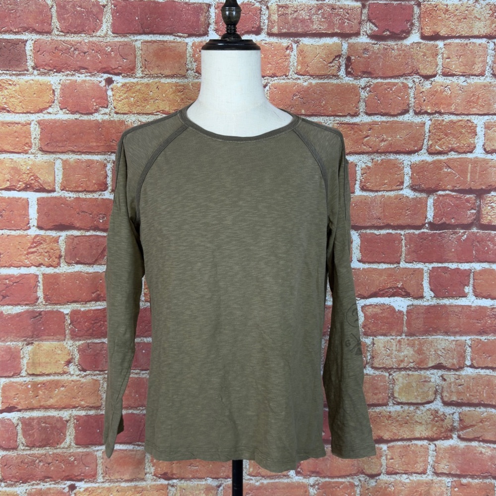 Diesel Men’s Olive Green Long Sleeve Shirt Size XL